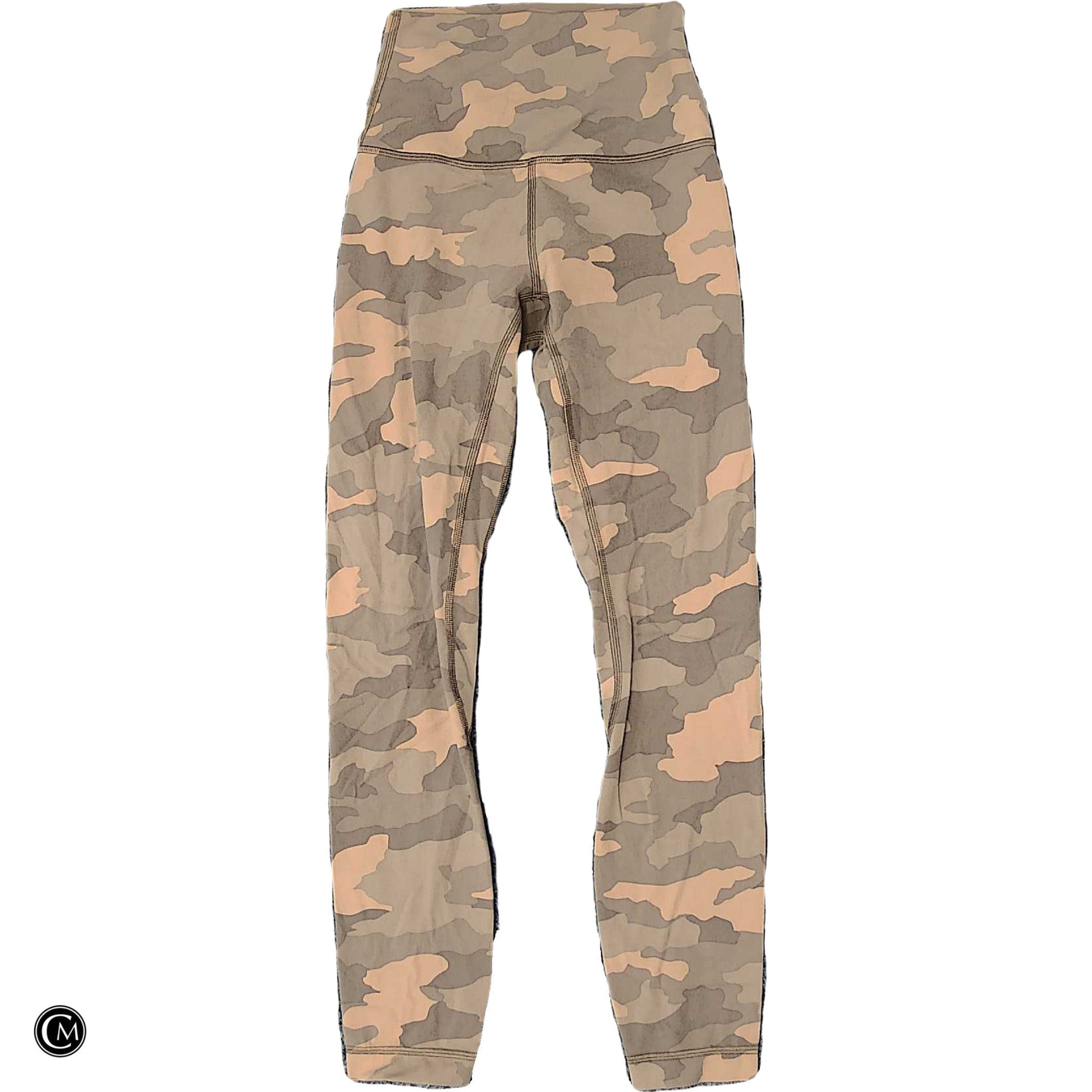 Athletic Leggings By Lululemon In Brown, Size: Xs image 1