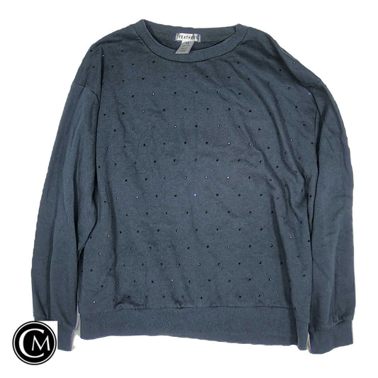 Sweater By Clothes Mentor In Black, Size: 1x