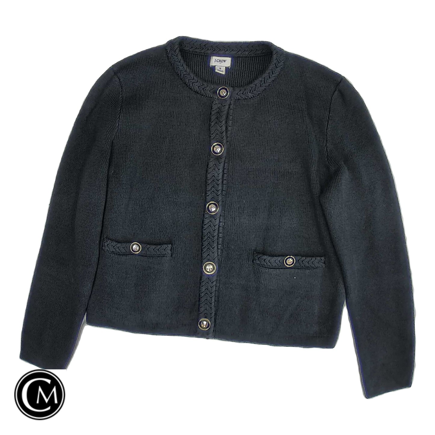 Sweater Cardigan By J. Crew In Black, Size: S image 1