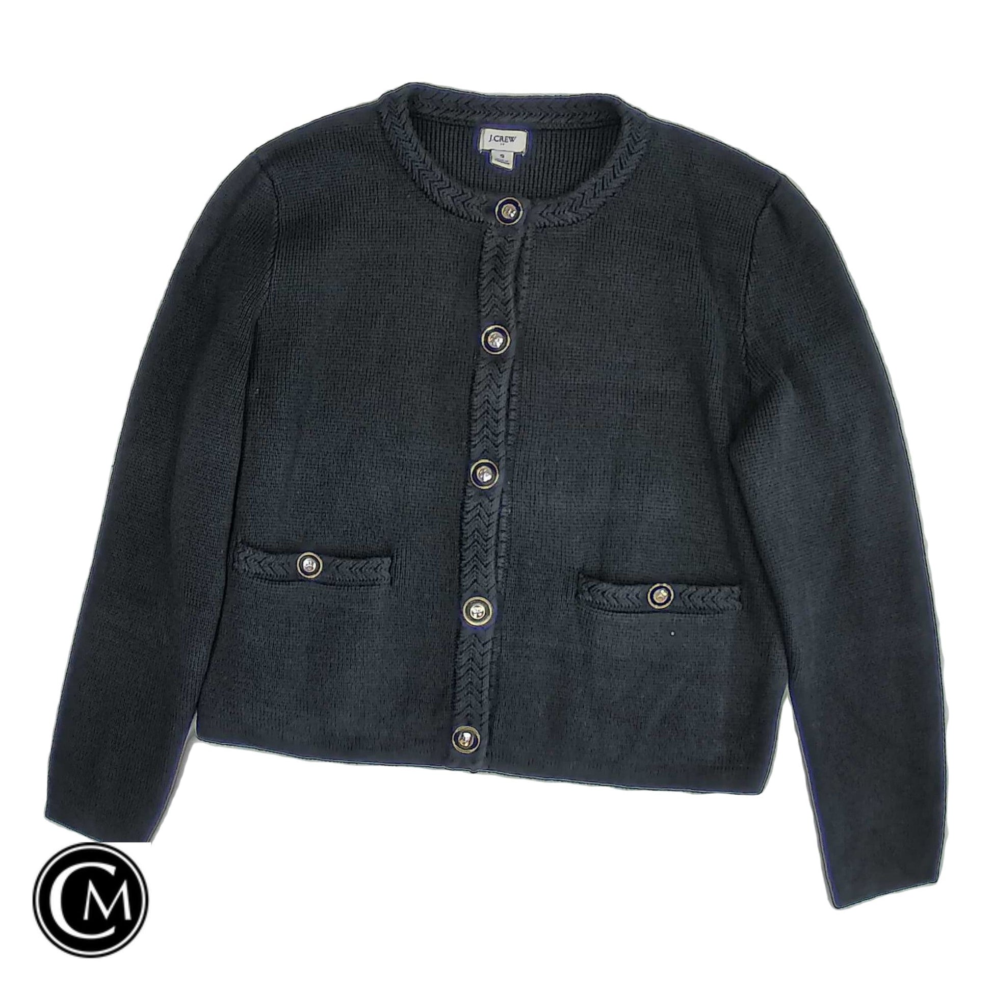 Sweater Cardigan By J. Crew In Black, Size: S image 1