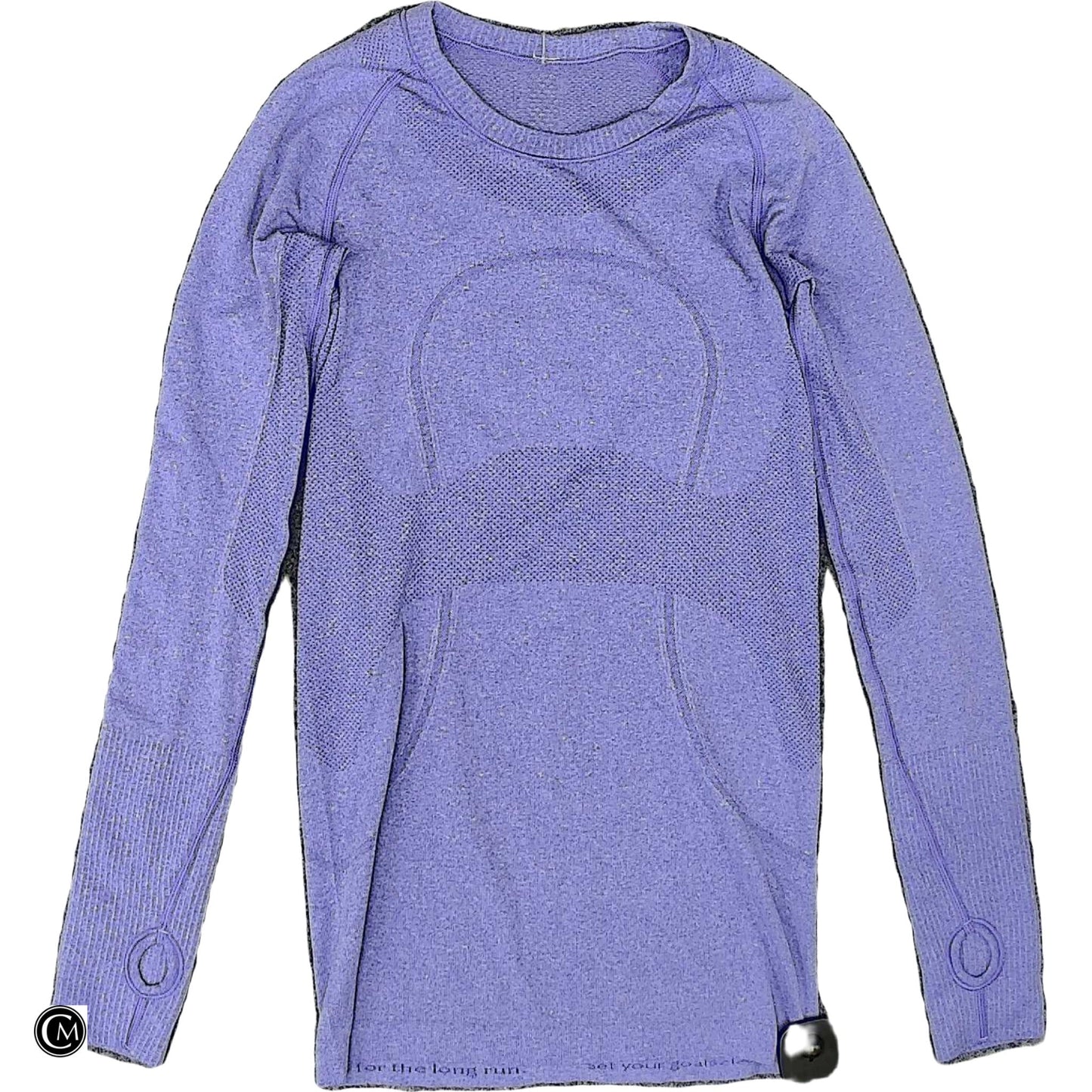 Athletic Top Ls Crewneck By Lululemon In Purple, Size: S