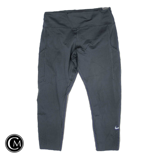 Athletic Leggings Capris By Nike Apparel In Black, Size: Xl