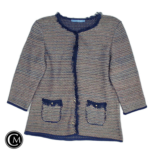 Cardigan By Antonio Melani In Blue & Pink, Size: S