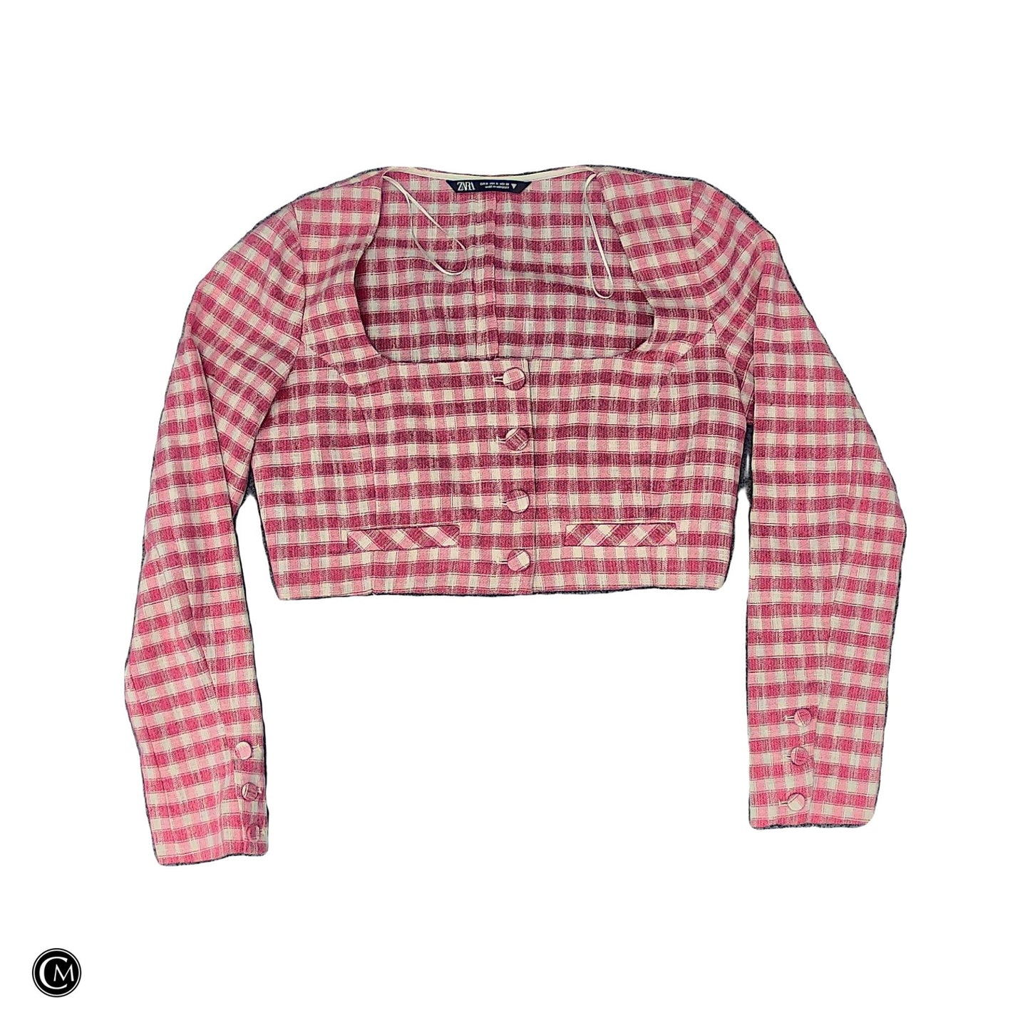 Top Ls By Zara In Pink & White, Size: M image 1