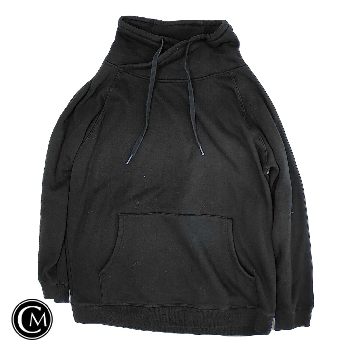 Sweatshirt Hoodie By Mono B In Black, Size: S