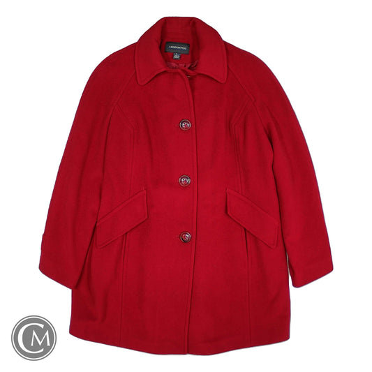 Coat Wool By London Fog In Red, Size: Xl image 1