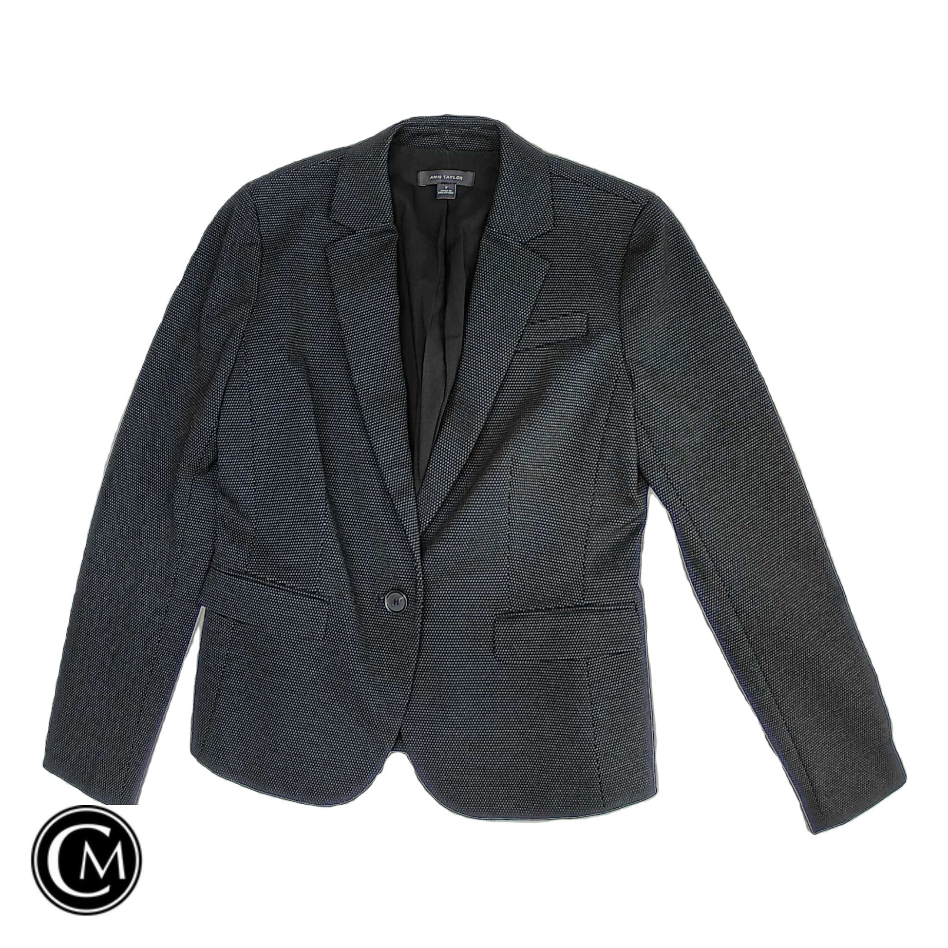 Blazer By Ann Taylor In Black, Size: 2 image 1