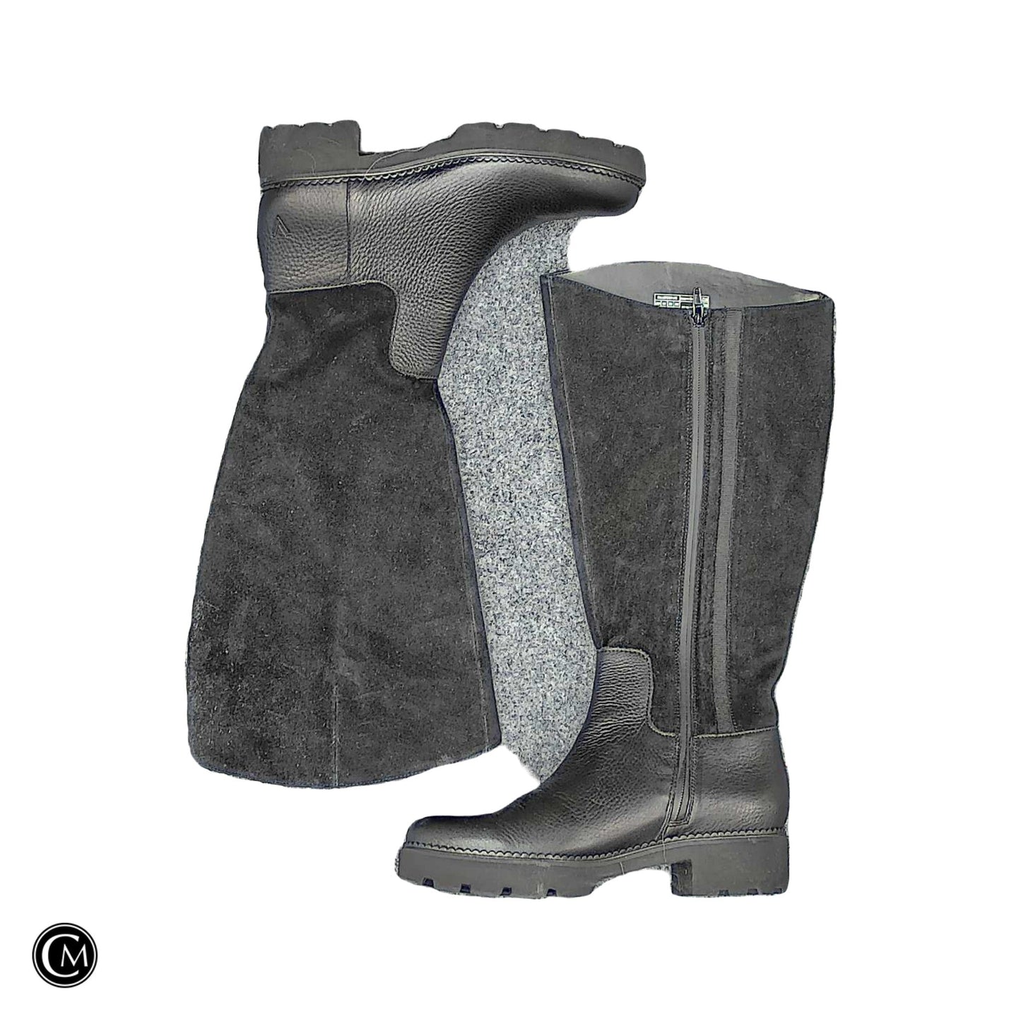Boots Knee Heels By Vionic In Black, Size: 8.5