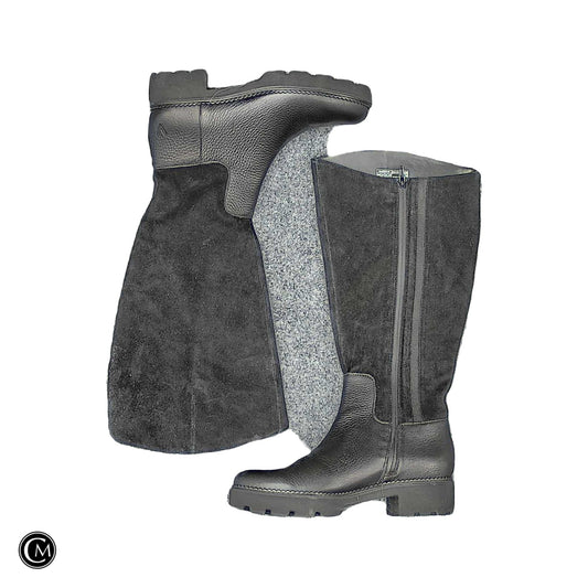Boots Knee Heels By Vionic In Black, Size: 8.5