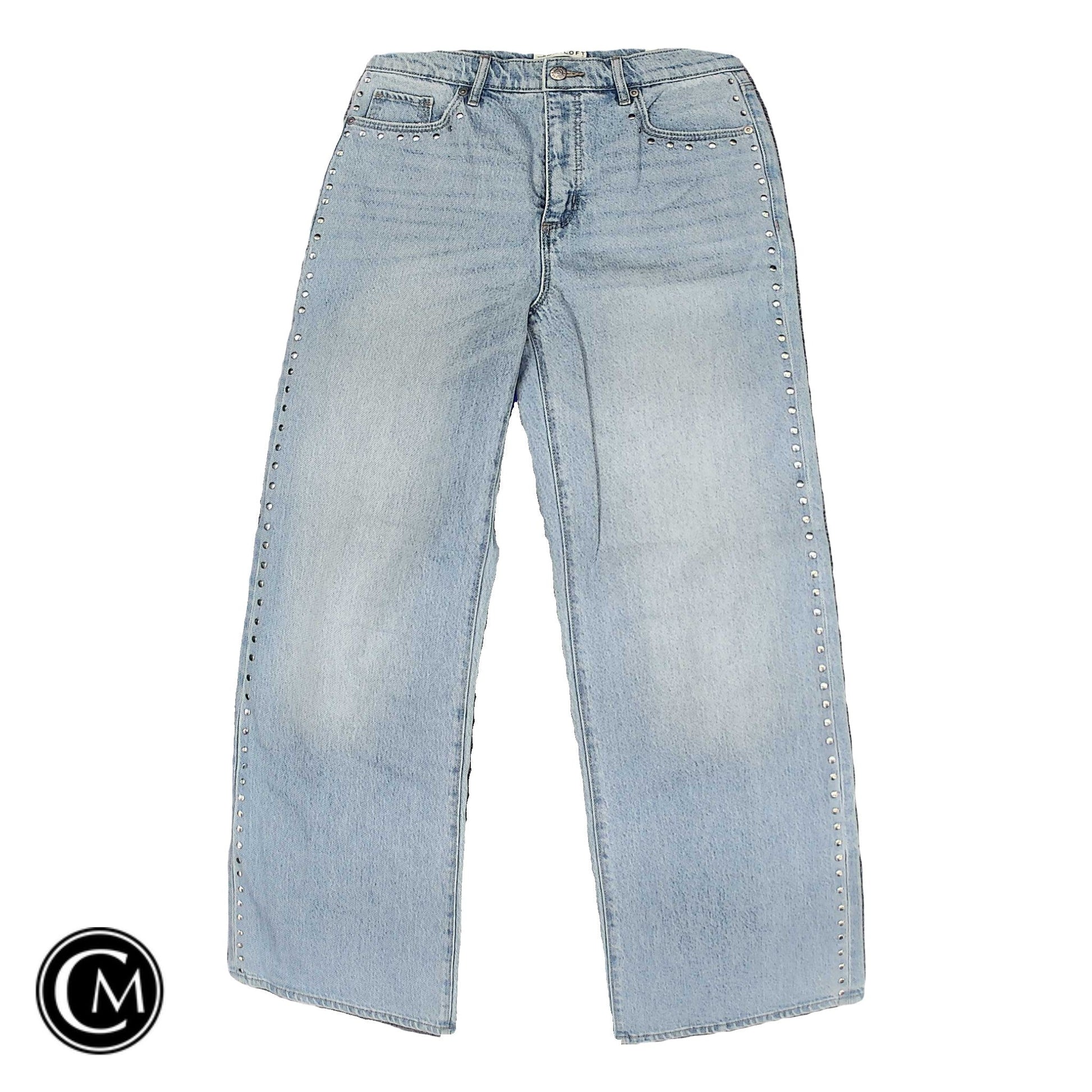 Jeans Wide Leg By Loft In Blue Denim, Size: 6 image 1