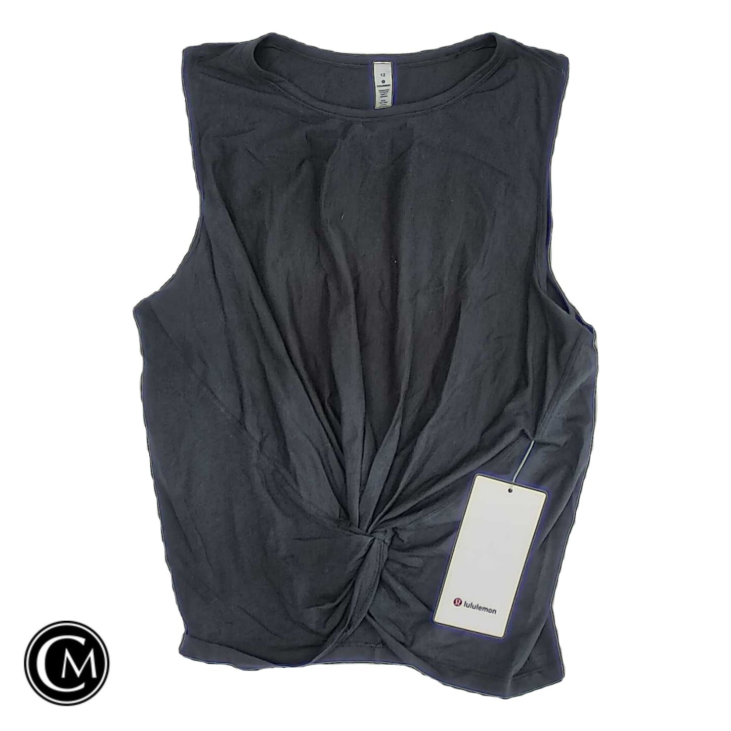 Athletic Tank Top By Lululemon In Black, Size: 12