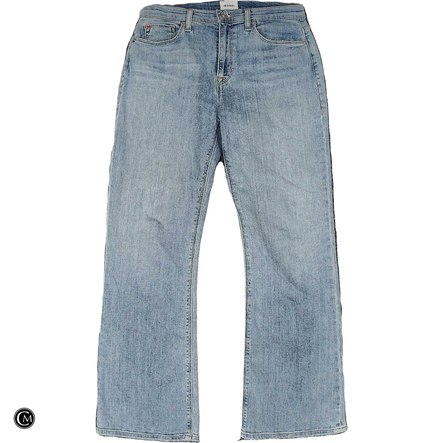 Jeans Boot Cut By Hudson In Blue Denim, Size: 6