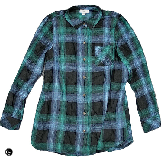 Top Ls By J. Jill In Black & Green, Size: Xs