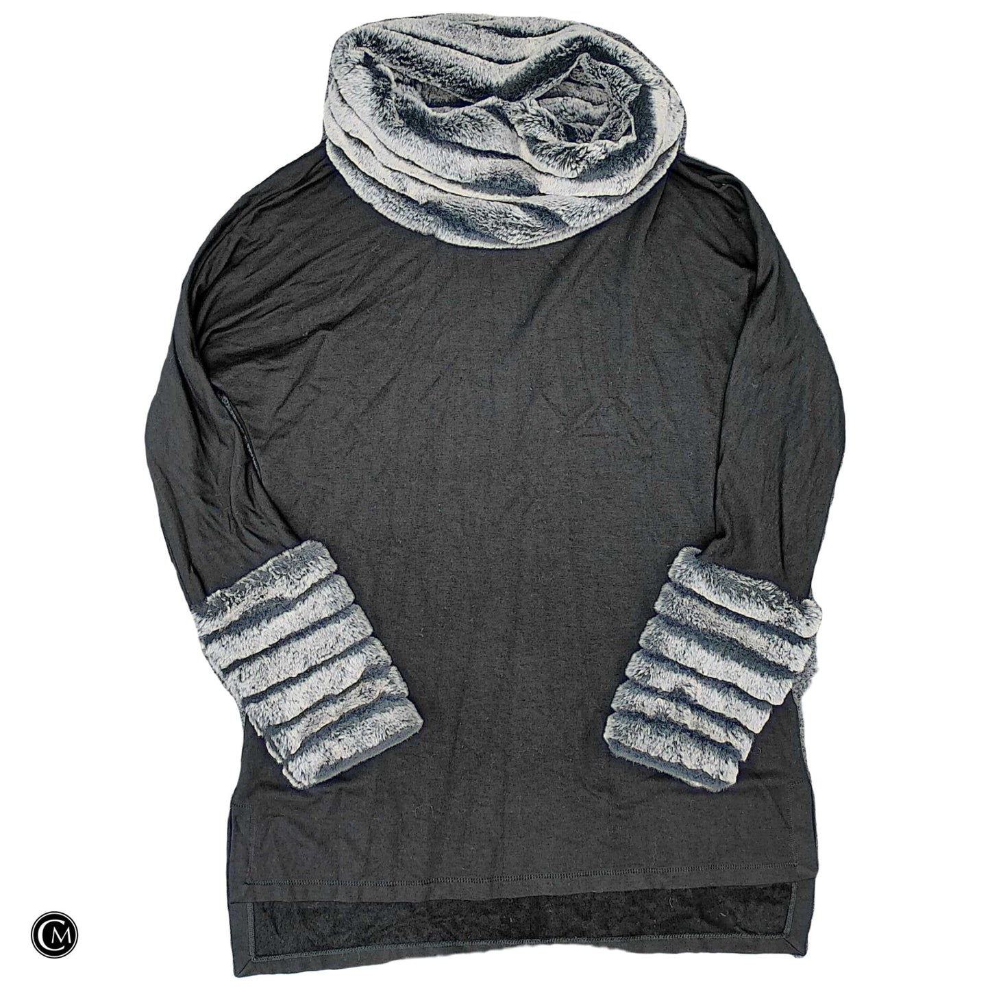 Tunic Ls By Soft Surroundings In Black & Grey, Size: Xs