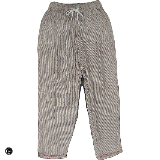 Pants Lounge By Aerie In Orange & White, Size: Xs