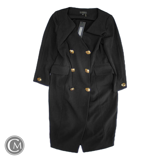 Dress Work By Donna Karan In Black & Gold, Size: 2 image 1