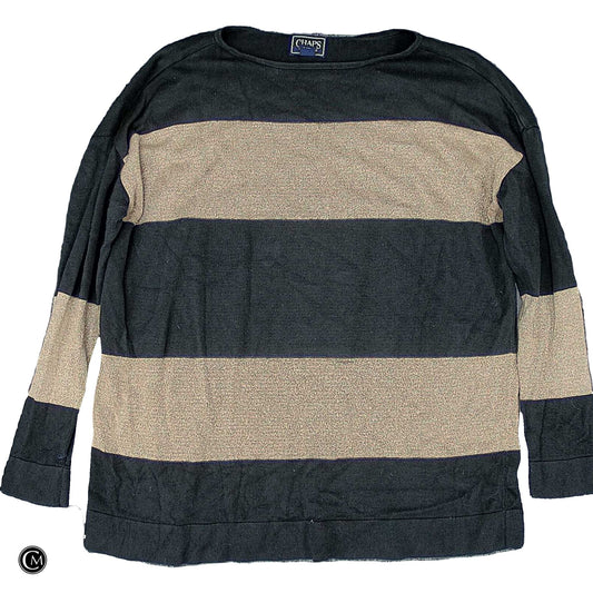 Top Ls By Chaps In Black & Gold, Size: M