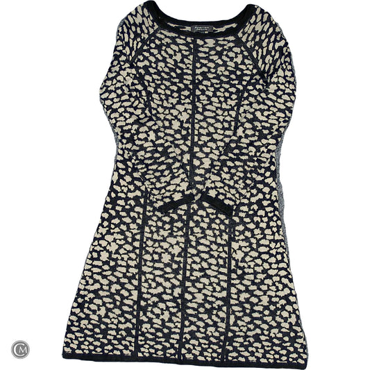 Dress Sweater By Spense In Black & Cream, Size: Xsp image 1