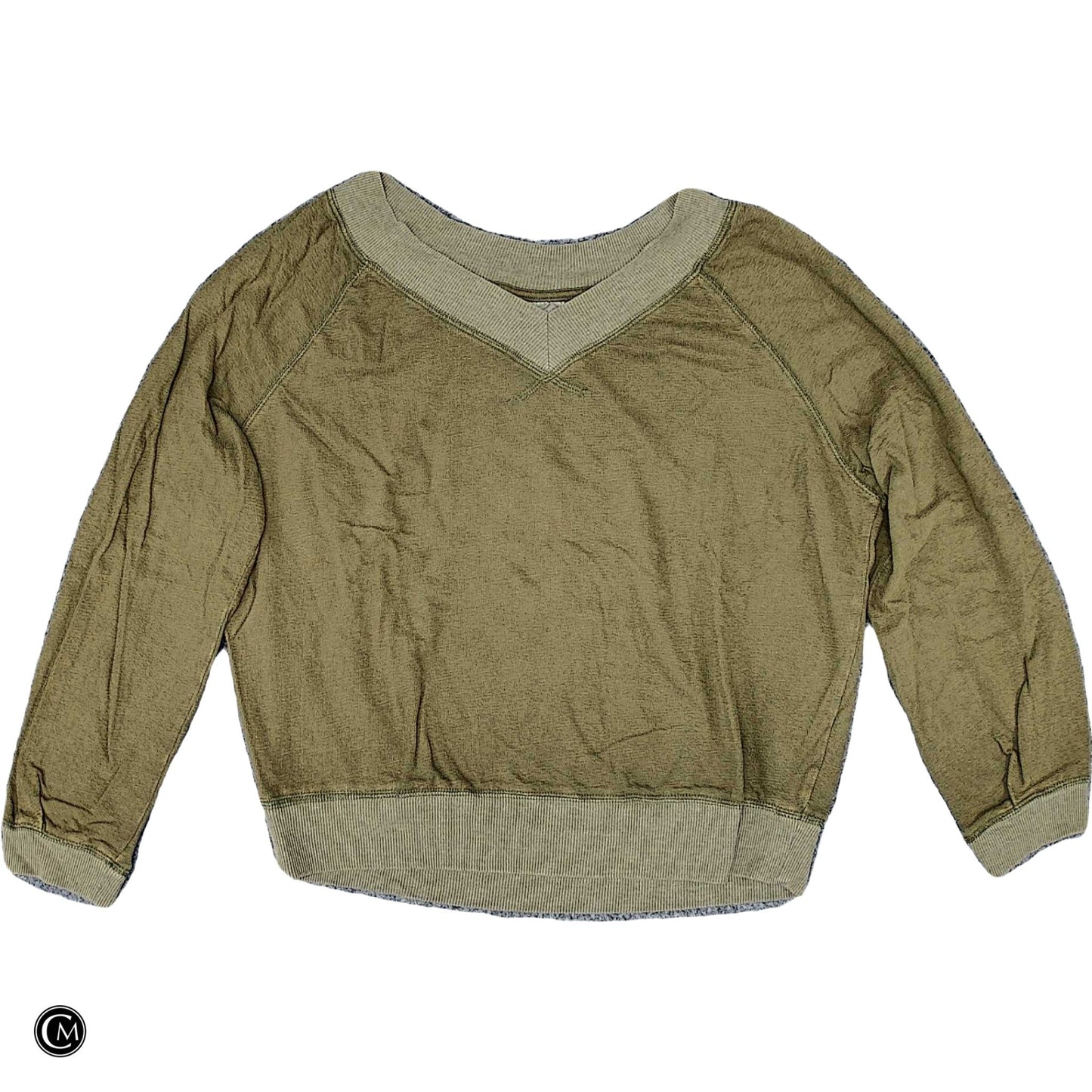 Top Ls By Universal Thread In Green, Size: M