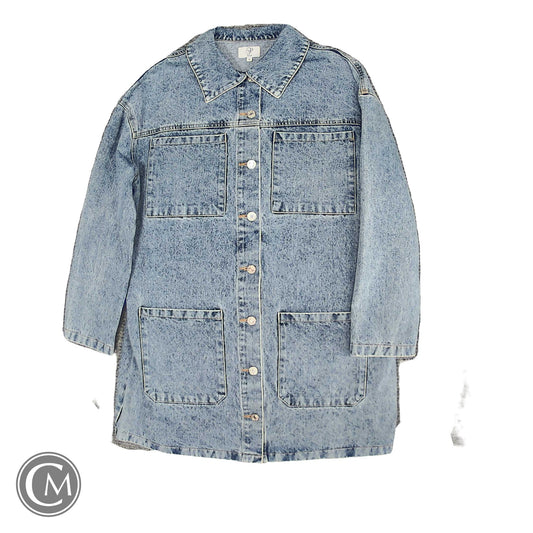 Jacket Denim By Clothes Mentor In Blue Denim, Size: S image 1