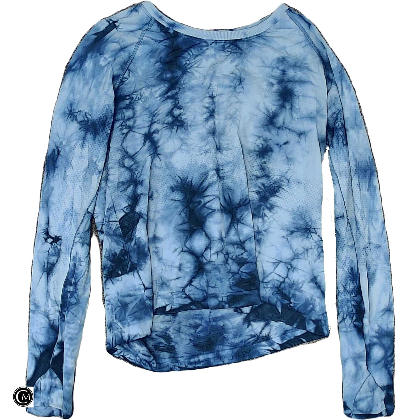 Athletic Top Ls Crewneck By Lululemon In Blue, Size: L