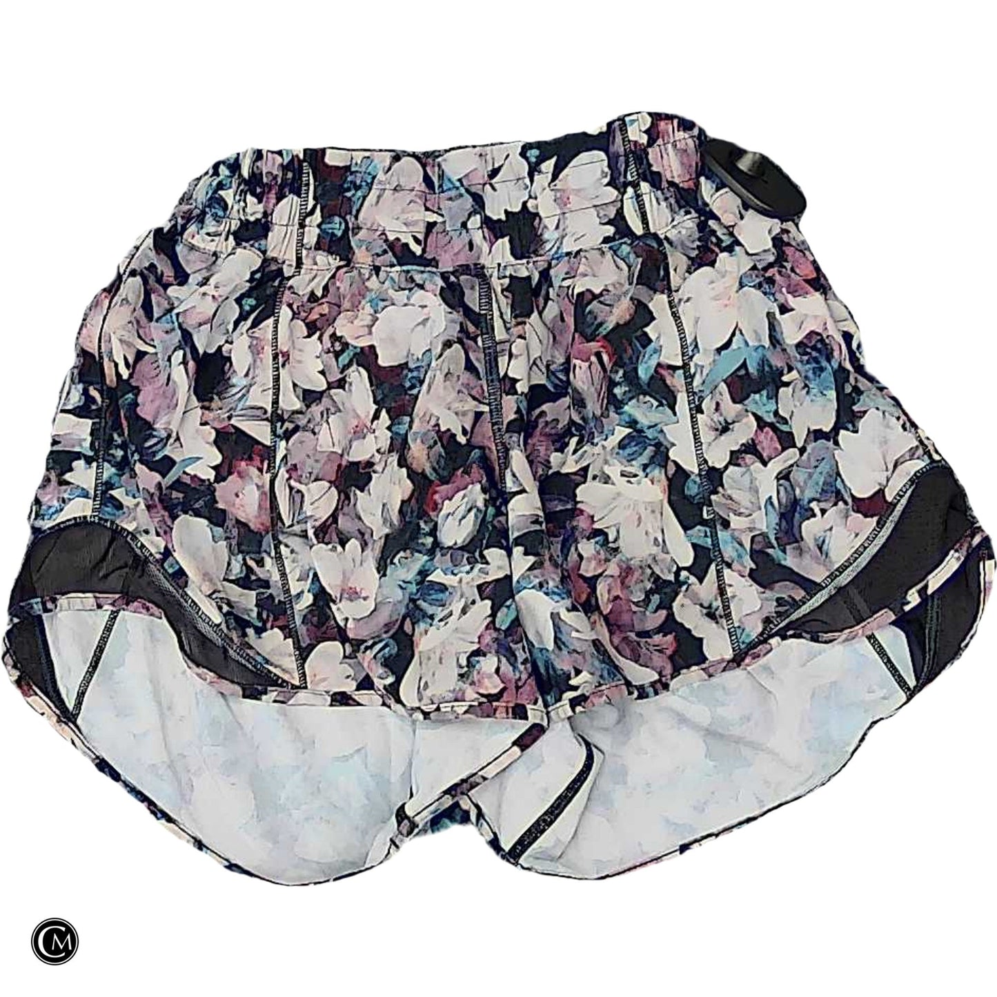 Athletic Shorts By Lululemon In Floral Print, Size: S