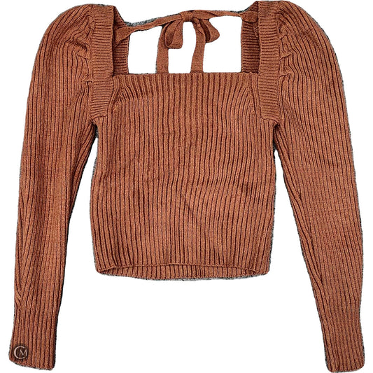 Sweater By Forever 21 In Brown, Size: M