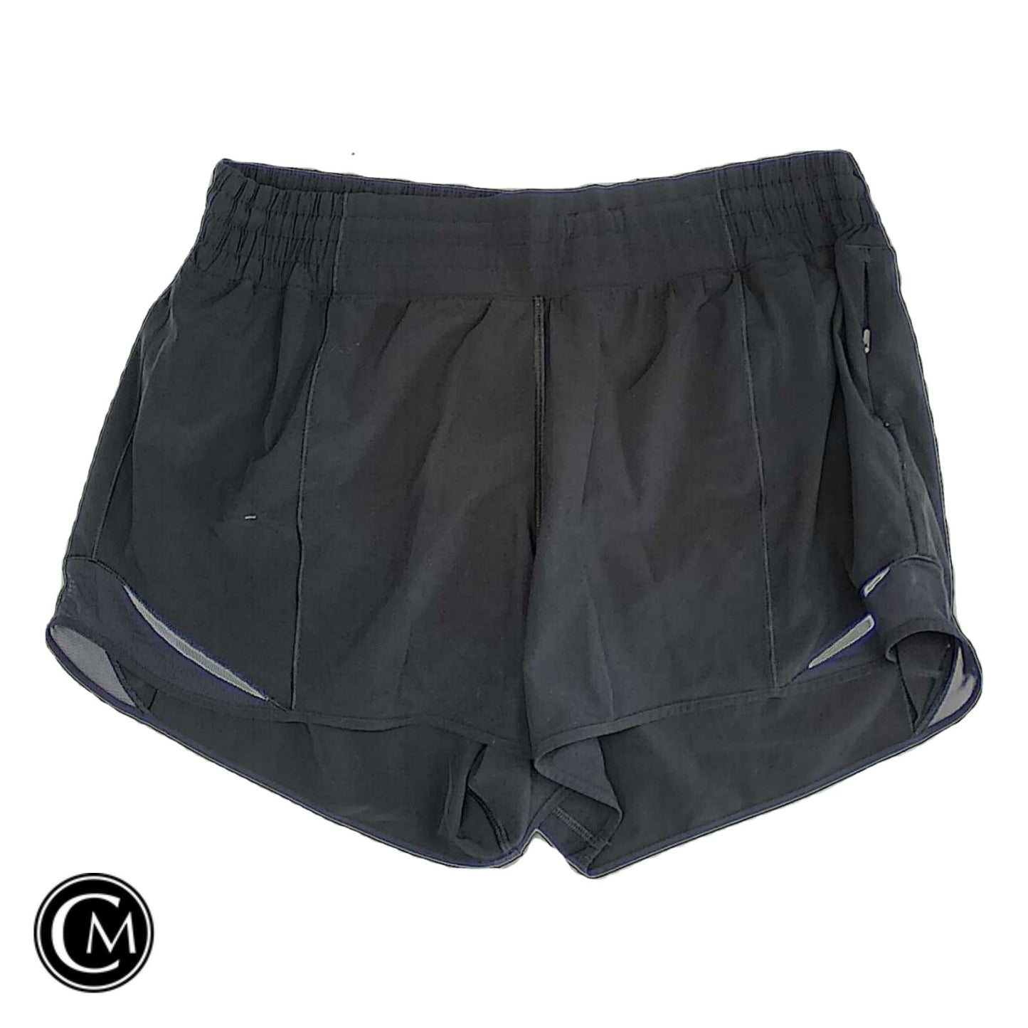 Athletic Shorts By Lululemon In Black, Size: 12