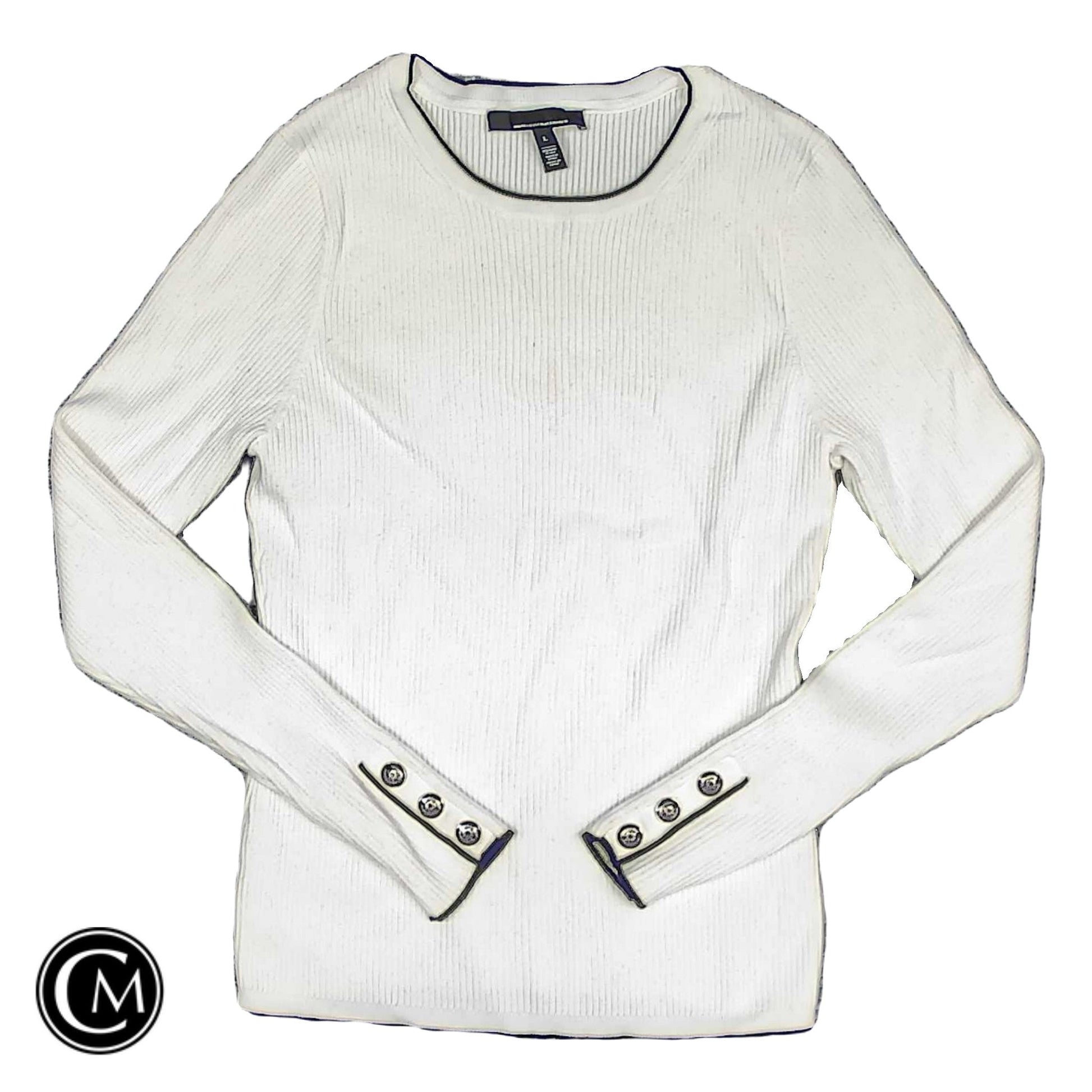 Top Ls By White House Black Market In White, Size: L image 1
