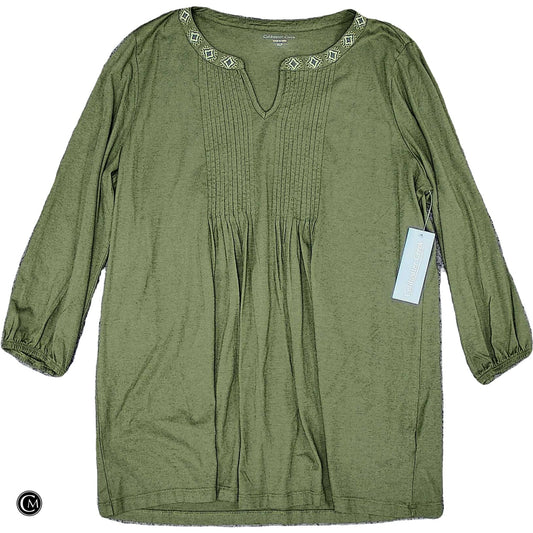 Top Ls By Coldwater Creek In Green, Size: Xlp