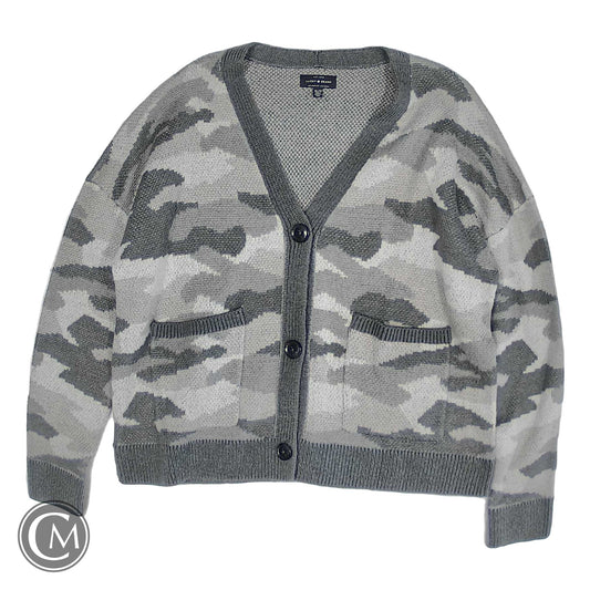 Sweater Cardigan By Lucky Brand In Grey, Size: Xl image 1