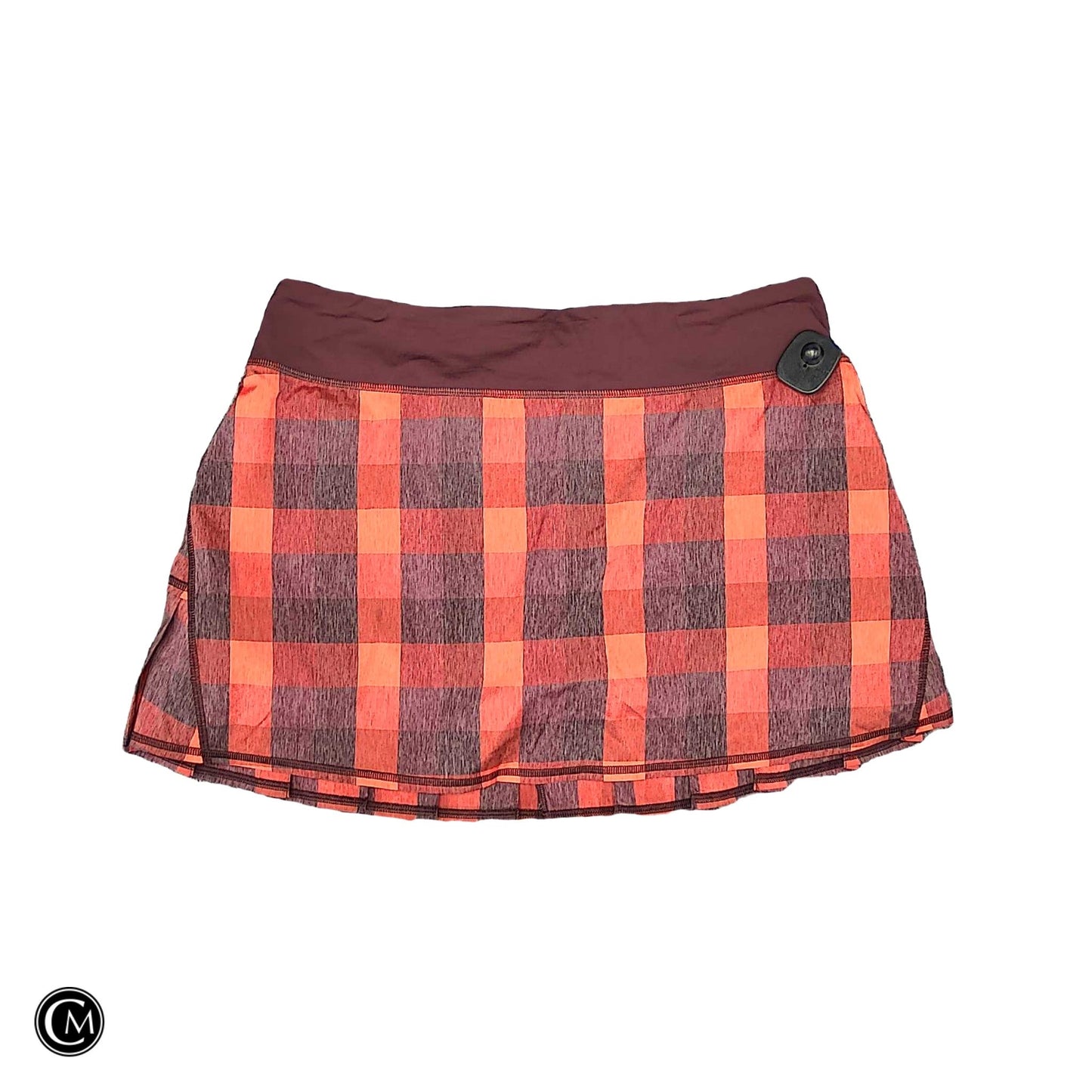 Athletic Skort By Lululemon In Purple & Red, Size: M image 1