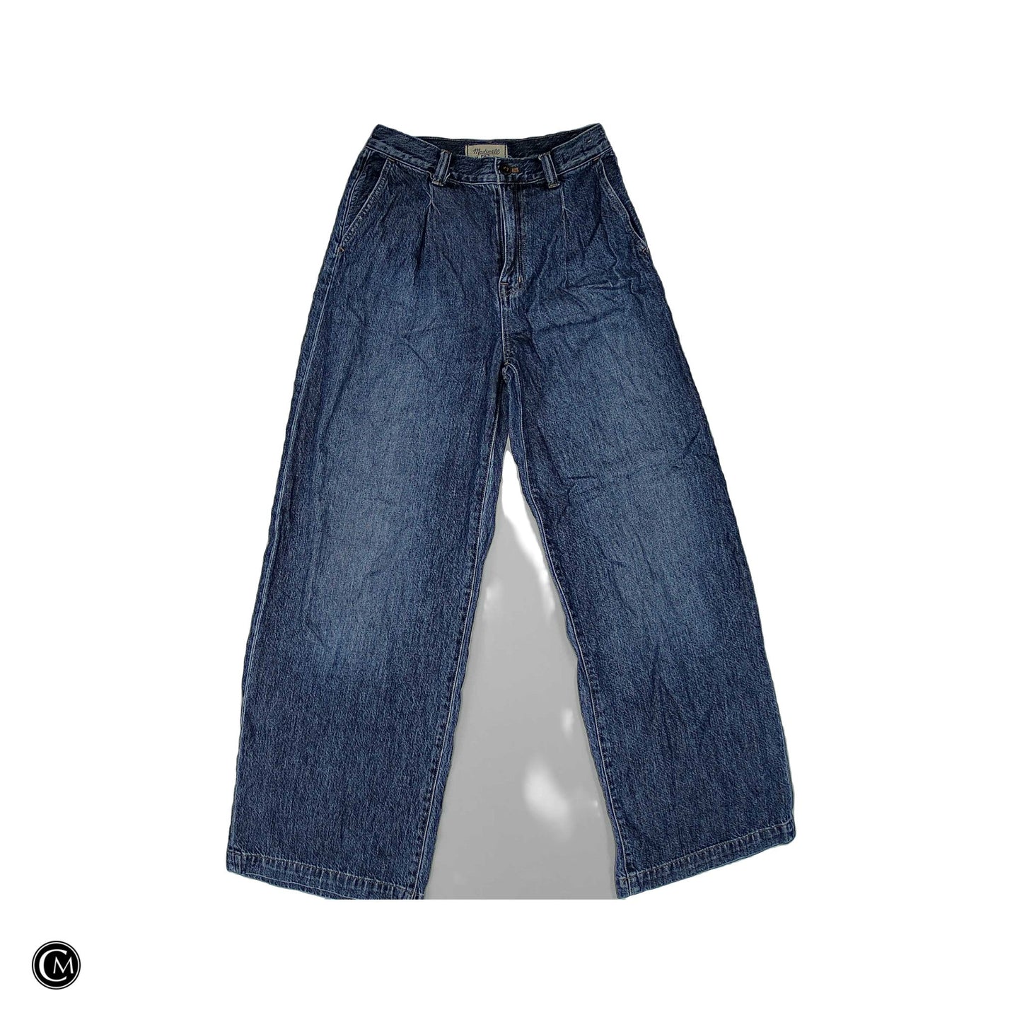 Jeans Wide Leg By Madewell In Blue Denim, Size: 0