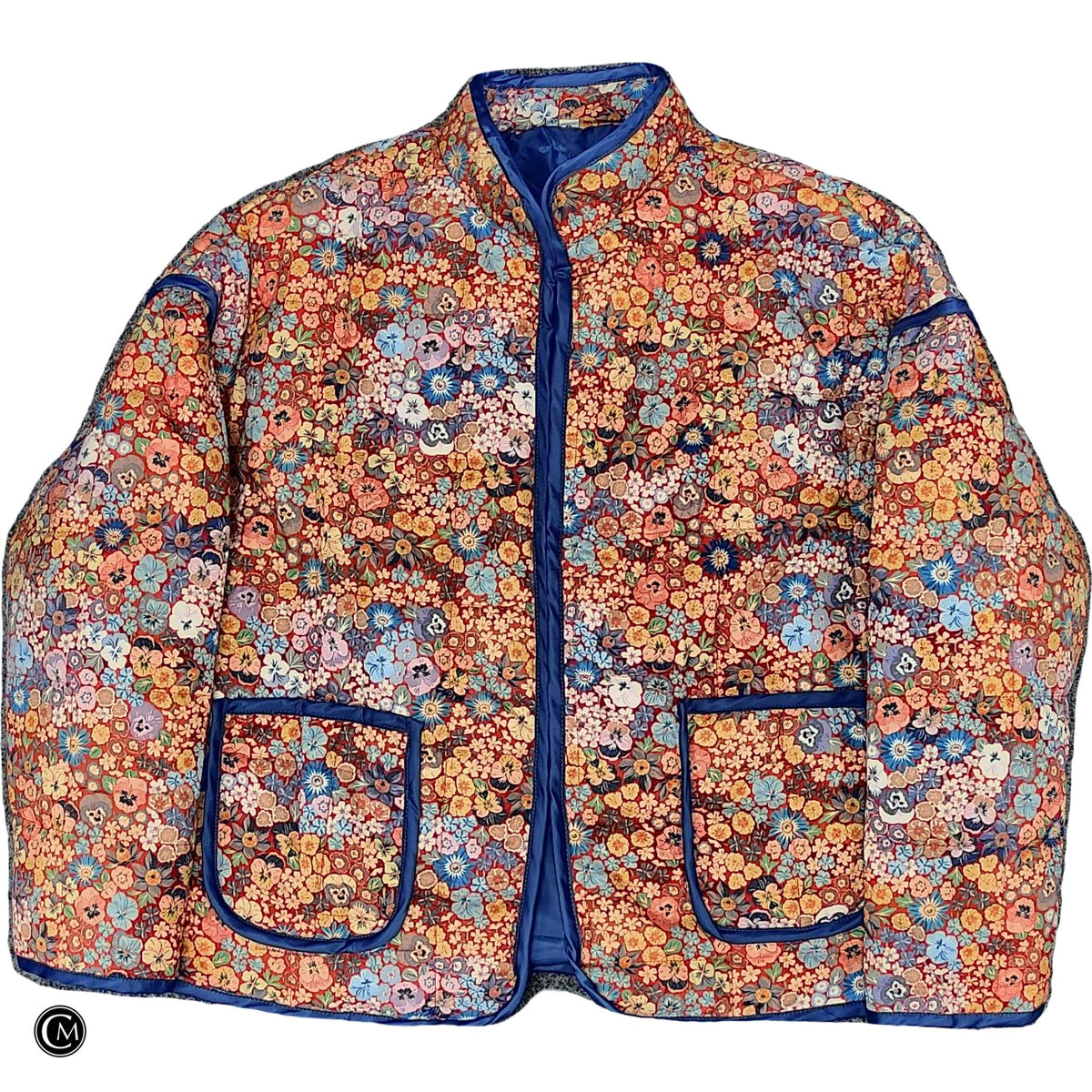 Jacket Puffer & Quilted In Orange, Size: S