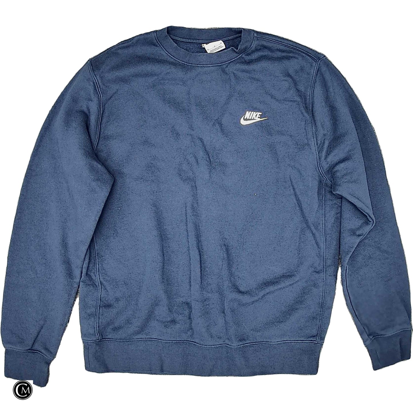 Sweatshirt Crewneck By Nike Apparel In Navy, Size: M image 1