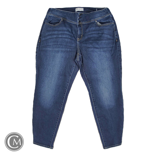 Jeans Skinny By Lane Bryant In Blue Denim, Size: 18 image 1