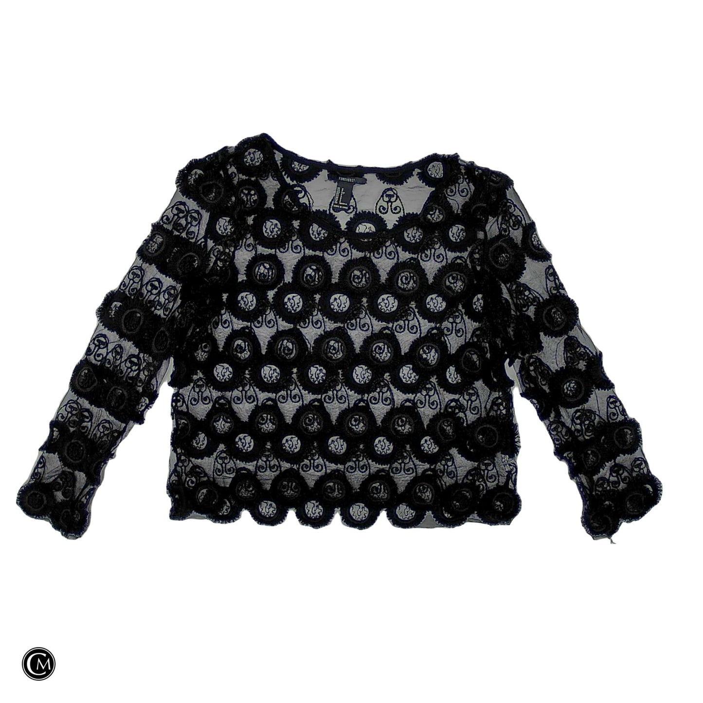 Top Ls By Forever 21 In Black, Size: S