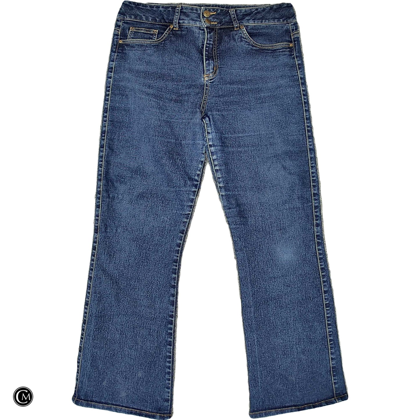 Jeans Boot Cut By Ela Jeans In Blue Denim, Size: 14