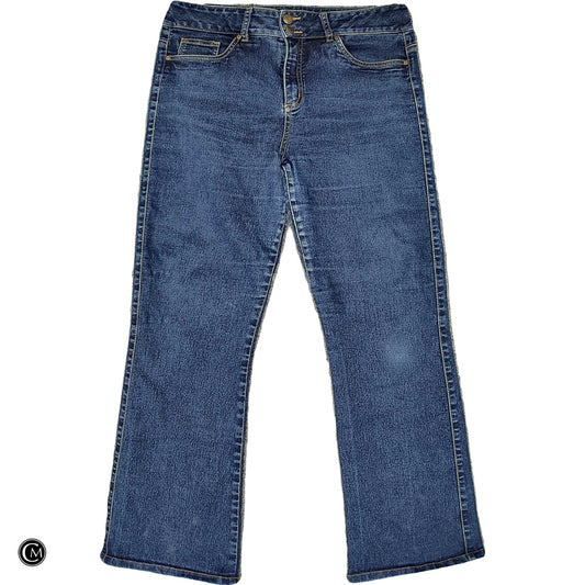 Jeans Boot Cut By Ela Jeans In Blue Denim, Size: 14