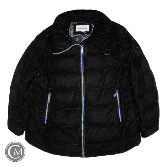 Coat Puffer & Quilted By Bcbgeneration In Black, Size: Xl