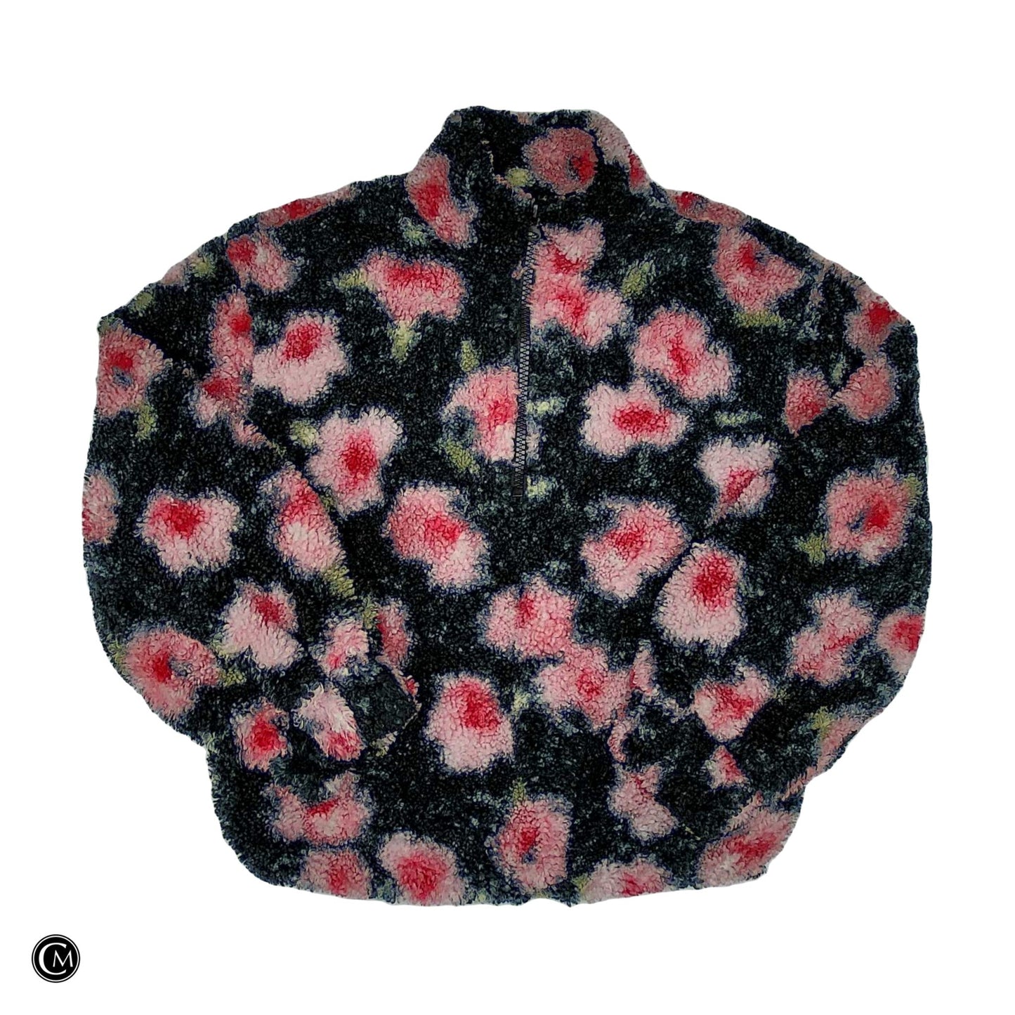 Jacket Faux Fur & Sherpa By Target-Designer In Black & Pink, Size: Xs