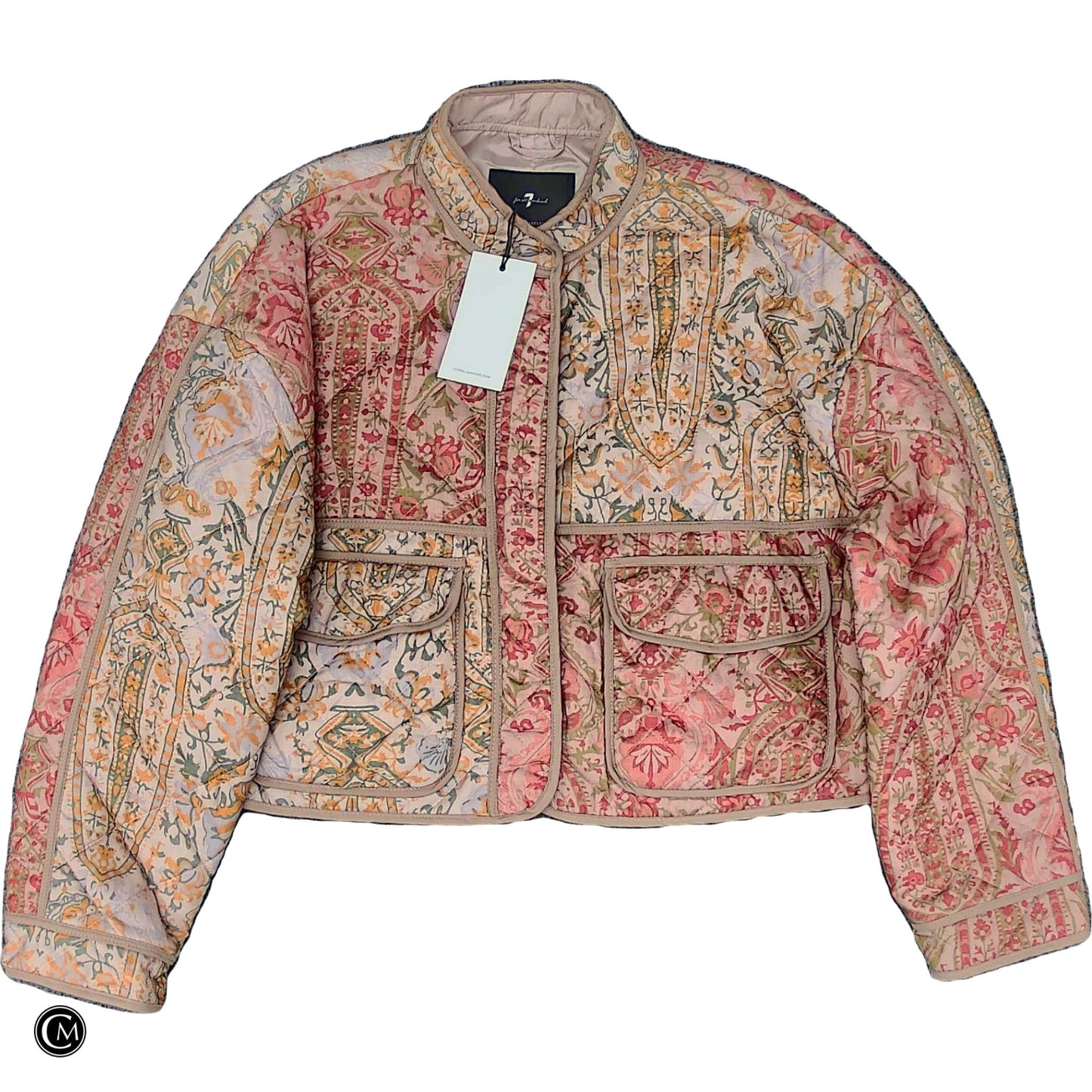 Jacket Puffer & Quilted By 7 For All Mankind In Multi, Size: L