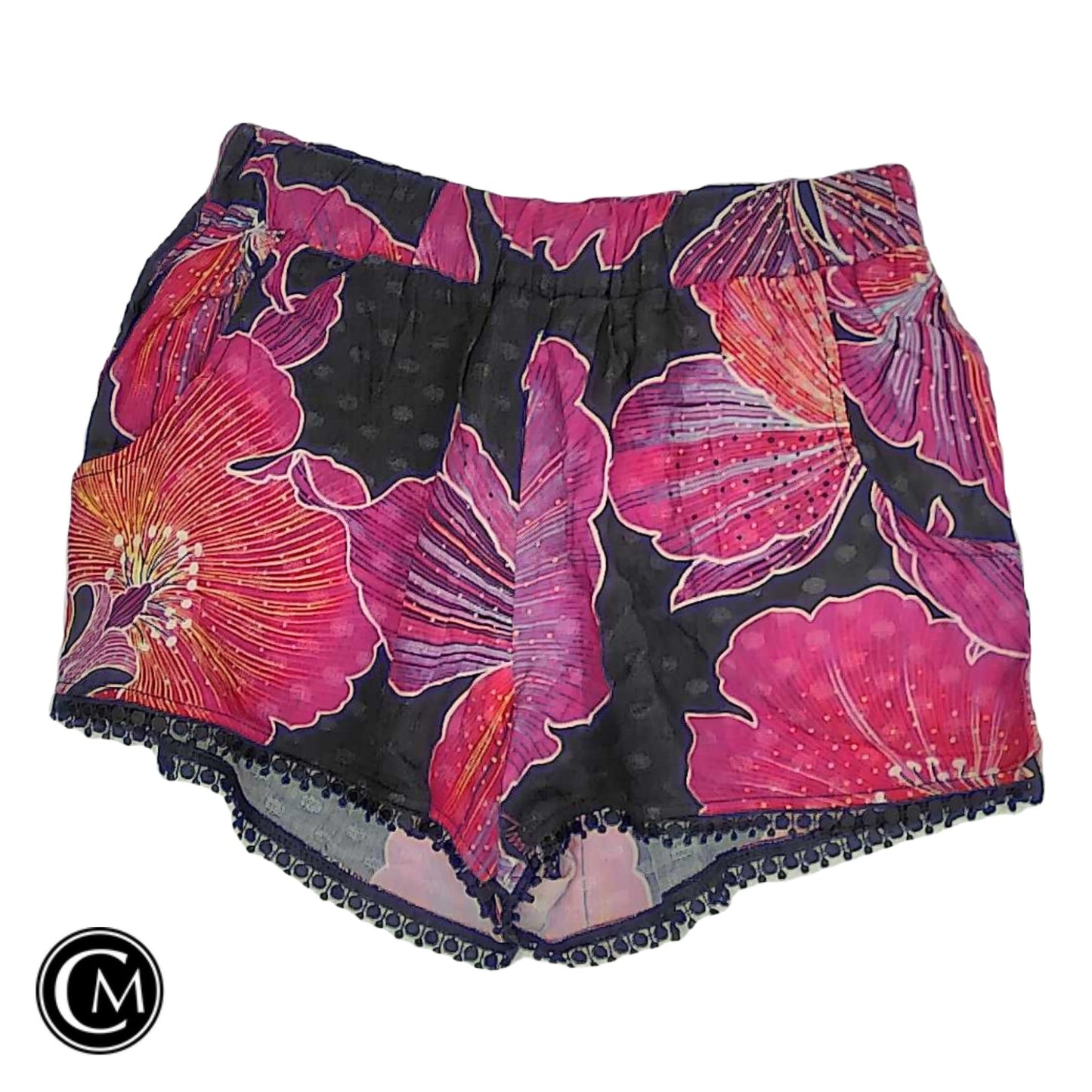 Shorts By Trina By Trina Turk In Black & Pink, Size: Xs