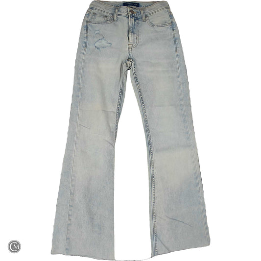 Jeans Flared By Aeropostale In Blue Denim, Size: 0