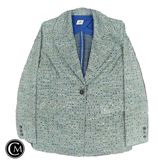 Blazer By Cabi In Blue & Grey, Size: M