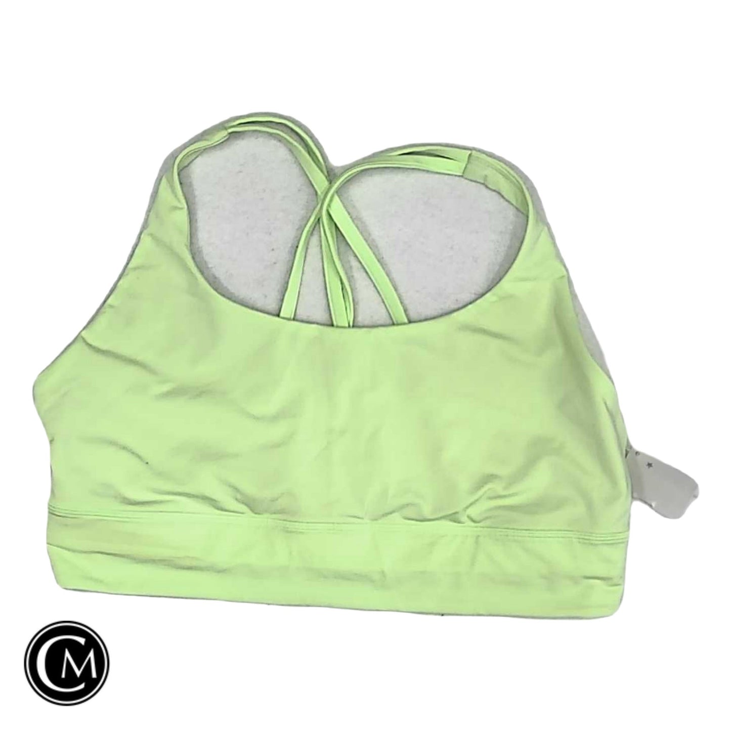 Athletic Bra By Lululemon In Yellow, Size: 14