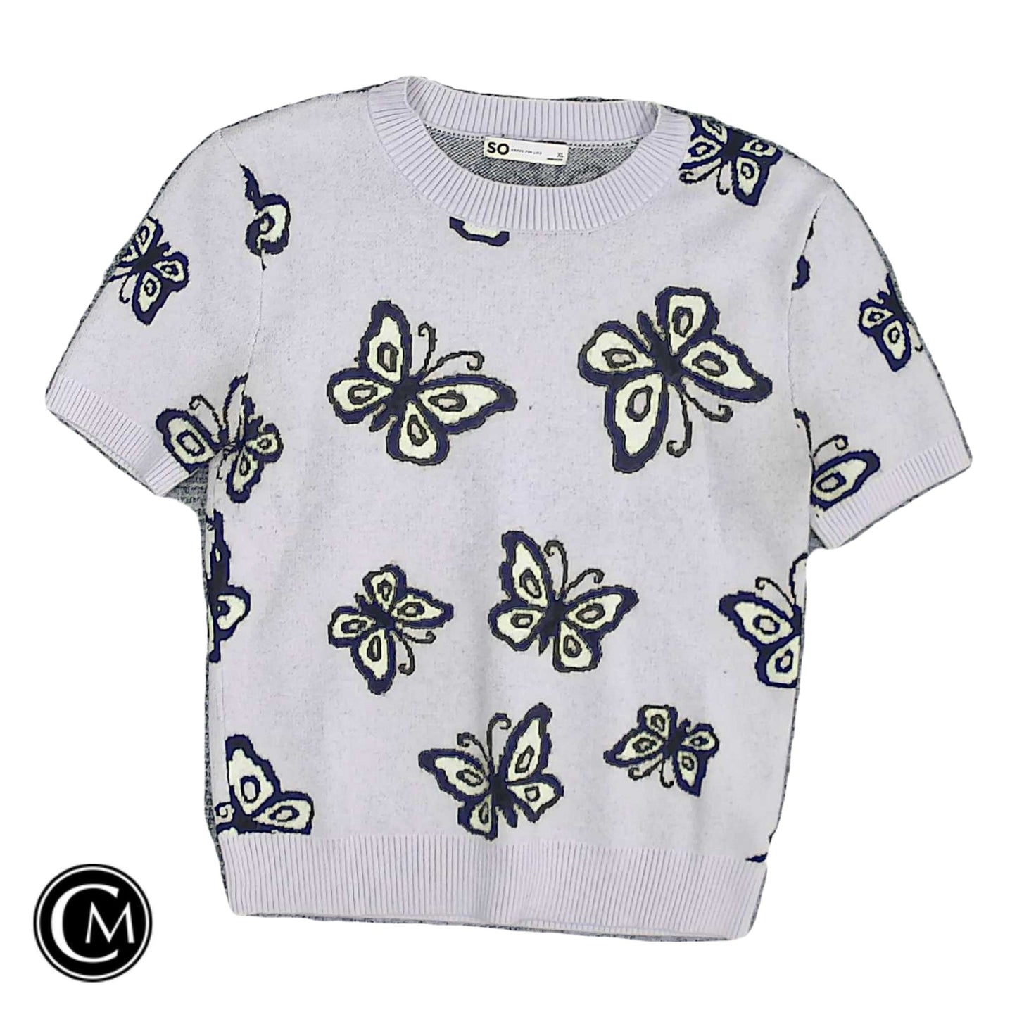 Sweater Ss By Cme In Purple, Size: Xl