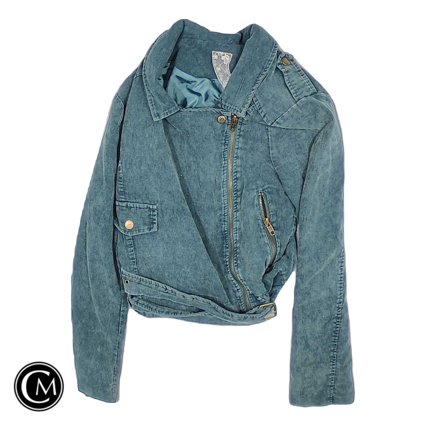Jacket Other By American Threads In Teal, Size: S