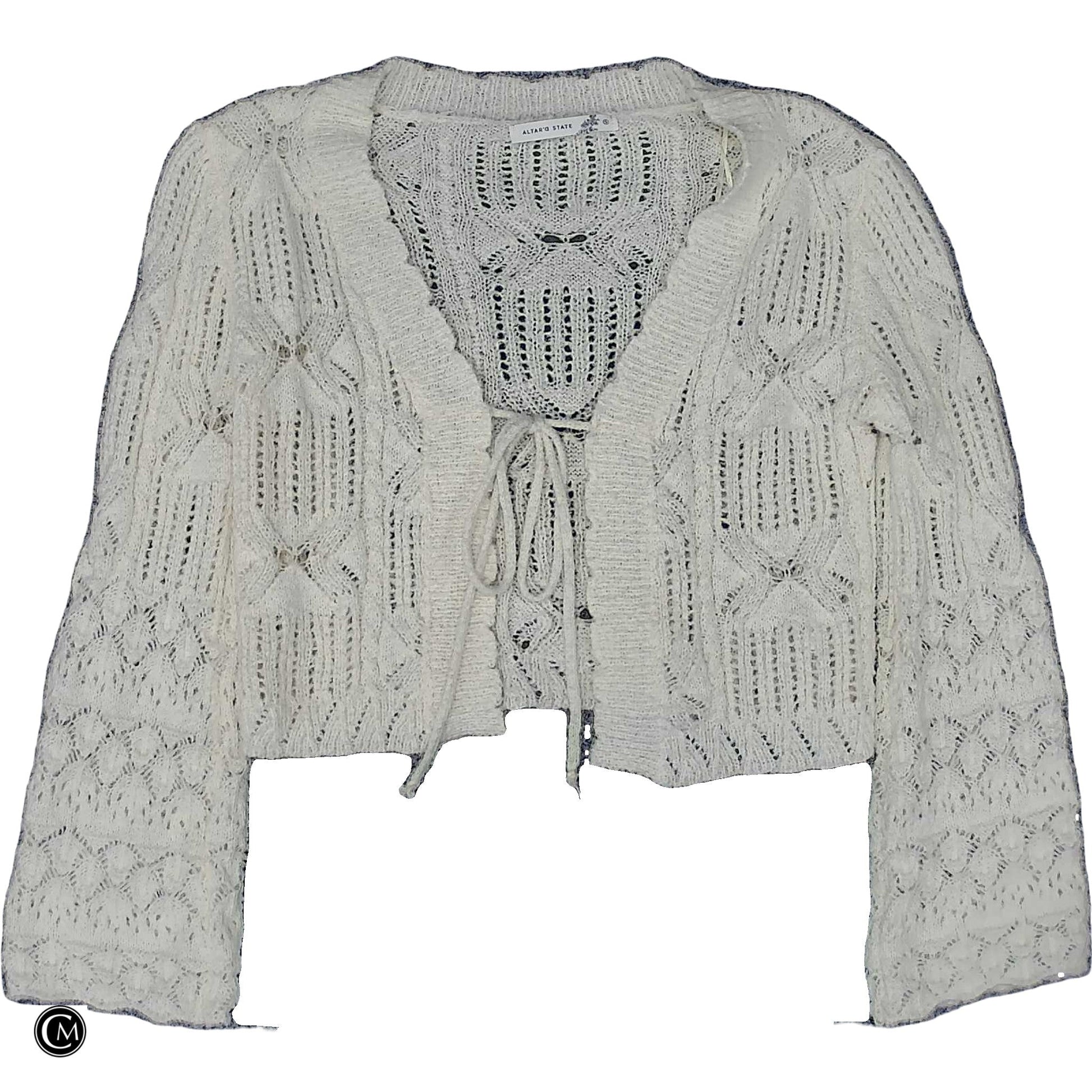 Sweater Cardigan By Altard State In Cream, Size: S image 1