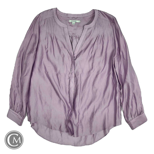 Top Ls By Chicos In Purple, Size: 12